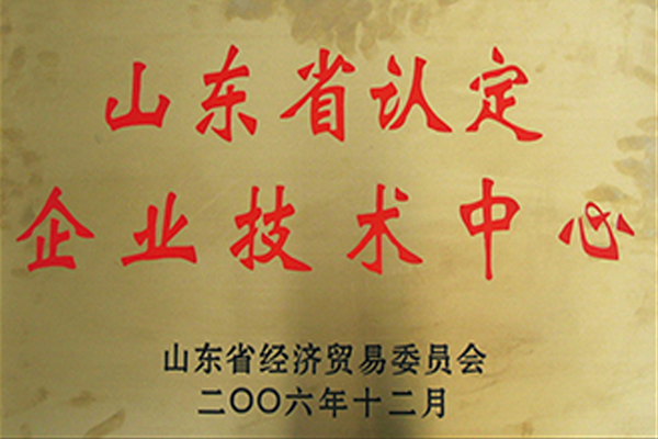 山東省認定企業(yè)技術中心